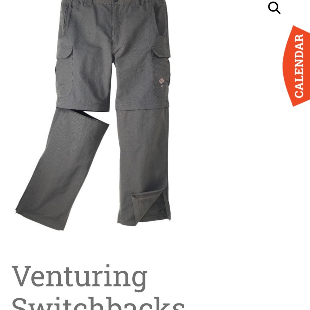 Venturing Uniform Switchbacks, Charcoal Gray Nylo… - image 1